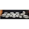 Image 1 : HAND PAINTED HEREND ROTHSCHILD BIRD CHINA PLATES, BOWLS, CUPS, SAUCERS & SERVING PIECES (51 PCS) (SE