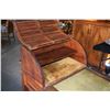 Image 3 : ANTIQUE KOA WOOD DESK W/BREADBOX STYLE SIDES & ONE DRAWER