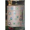 Image 1 : CHINESE POLYCHROME LIDDED PORCELAIN JAR (8" D X 10 1/2" H)