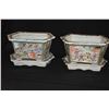 Image 2 : ROSE MEDALLION PLANTERS (PAIR)
