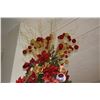Image 2 : 9' BALSAM HILL CALIFORNIA BABY REDWOOD ARTIFICIAL TREE, 5 SECTIONS, LIGHTED & FULLY DECORATED W/RADK