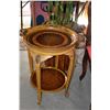 Image 1 : ROUND SIDE TABLE W/REMOVABLE TRAY TOP