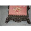 Image 2 : NEEDLEPOINT FOOT STOOLS W/WOOD BASES (2 PCS)