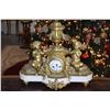Image 1 : BRONZE DORE CLOCK, LOUIS XVI STYLE, LATE 19TH CENTURY