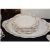 Image 2 : LIMOGES CHINA & SERVING PIECES (SERVICE FOR 7+) (46 PCS)