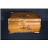 Image 1 : JEWELRY CHEST W/2 DRAWERS & MUSIC BOX