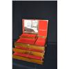 Image 4 : JEWELRY CHEST W/2 DRAWERS & MUSIC BOX