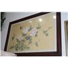 Image 1 : FRAMED PAINTINGS ON SILK (2 PCS)