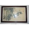 Image 3 : FRAMED PAINTINGS ON SILK (2 PCS)