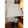 Image 1 : TABLE LAMPS W/BLANC DE CHINE CHINESE FOO DOG FIGURES (28" TALL) (PAIR)