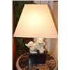 Image 2 : TABLE LAMPS W/BLANC DE CHINE CHINESE FOO DOG FIGURES (28" TALL) (PAIR)