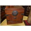 Image 1 : CHINESE CAMPHOR SEAL CHEST (15 1/4" X 16" X 10")