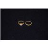 Image 1 : 18K RINGS (TESTED, 1 W/DIAMOND) (2 PCS)