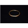 Image 1 : 14K OVAL HINGED BANGLE BRACELET (8 GRAMS)