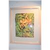 Image 1 : FRAMED WATERCOLOR, "ORCHIDS"; SIGNED D. BEHLKE
