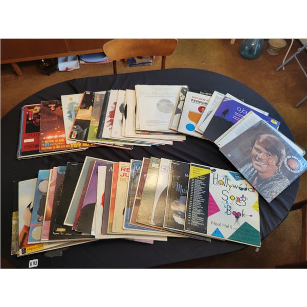 50 Records - Assorted Genres - *Vinyl's are in excellent condition*