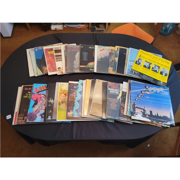 50 Records - Assorted Genres - *Vinyl's are in excellent condition*