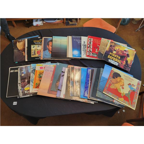 50 Records - Assorted Genres - *Vinyl's are in excellent condition*