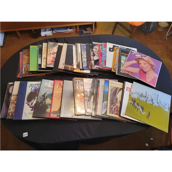 50 Records - Assorted Genres - *Vinyl's are in excellent condition*