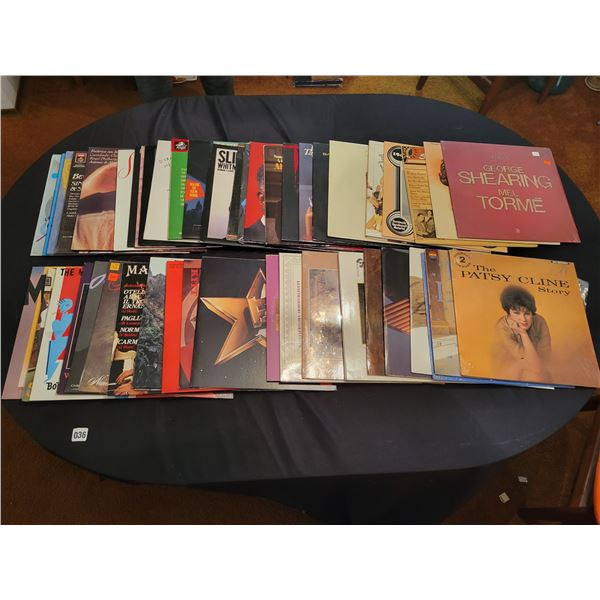 50 Records - Assorted Genres - *Vinyl's are in excellent condition*