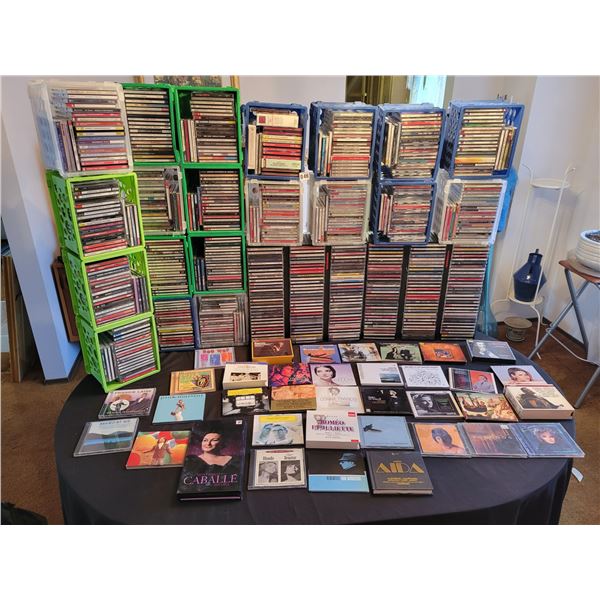Music! Music! Music! Approximately 1000 CDs. From John Mayer to Billy Holiday, Elton John & Bach!