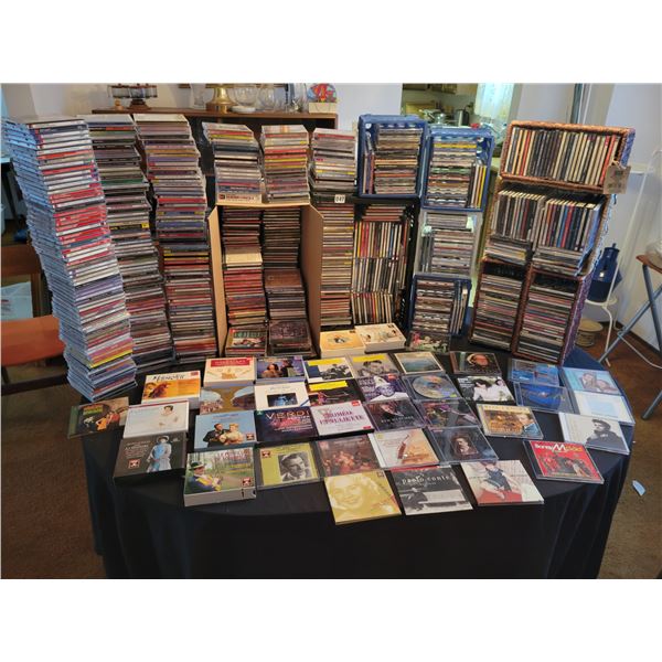 Music! Music! Music! Approximately 1000 CDs! From Bing Crosby to BoneyM, Doris Day, & Leonard Cohen!