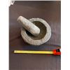 Image 5 : Stone Mortar & Pestle 3"H x 6"W