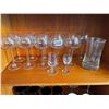 Image 1 : 11 Wine Glasses - Beer Stein - 2 Liquor Glasses