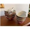 Image 1 : 4 Wonton & 6 Tea Chinese Bowls