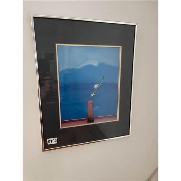 Print of Flower & Mountains - 16 x 20