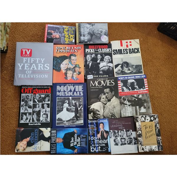 Assorted Entertainment & Historical Hollywood Books