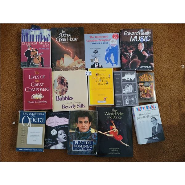 Assorted Musical Books & Opera Books