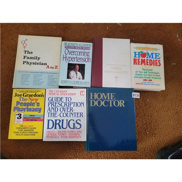 Home Remedies, Home Doctor, Prescription, Physician & Pharmacy Books