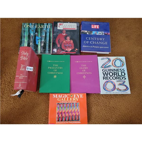 Large Holy Bible, Magic Eye, Guinness World Records, Life - Century Of Change, Christmas Books