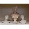 Image 1 : Art Deco Busts 2 Male 1 Female