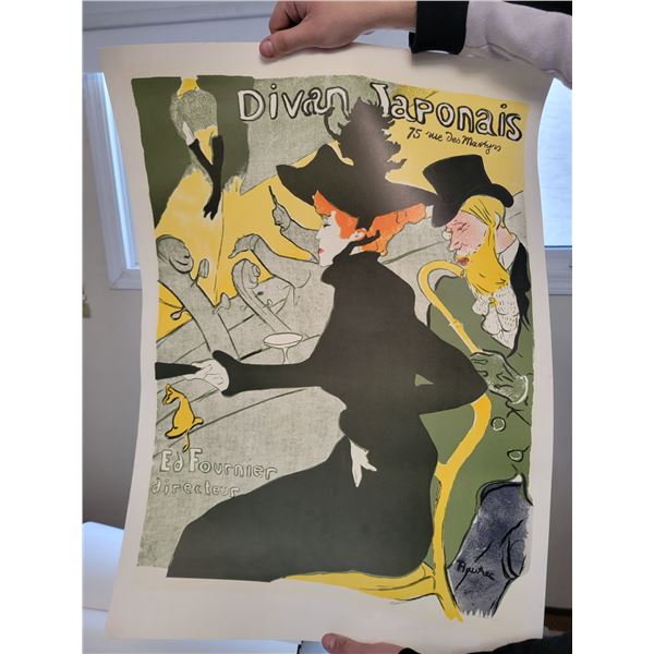 Vintage 1950's Posters Unframed