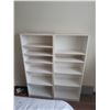 Image 1 : 2 White Bookcases 5.5' Tall