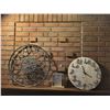 Image 1 : Clocks & Circular Wall Decoration 22" in Diameter