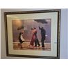 Image 1 : Dancing In  The Rain Print by Vettriano 33 x 28