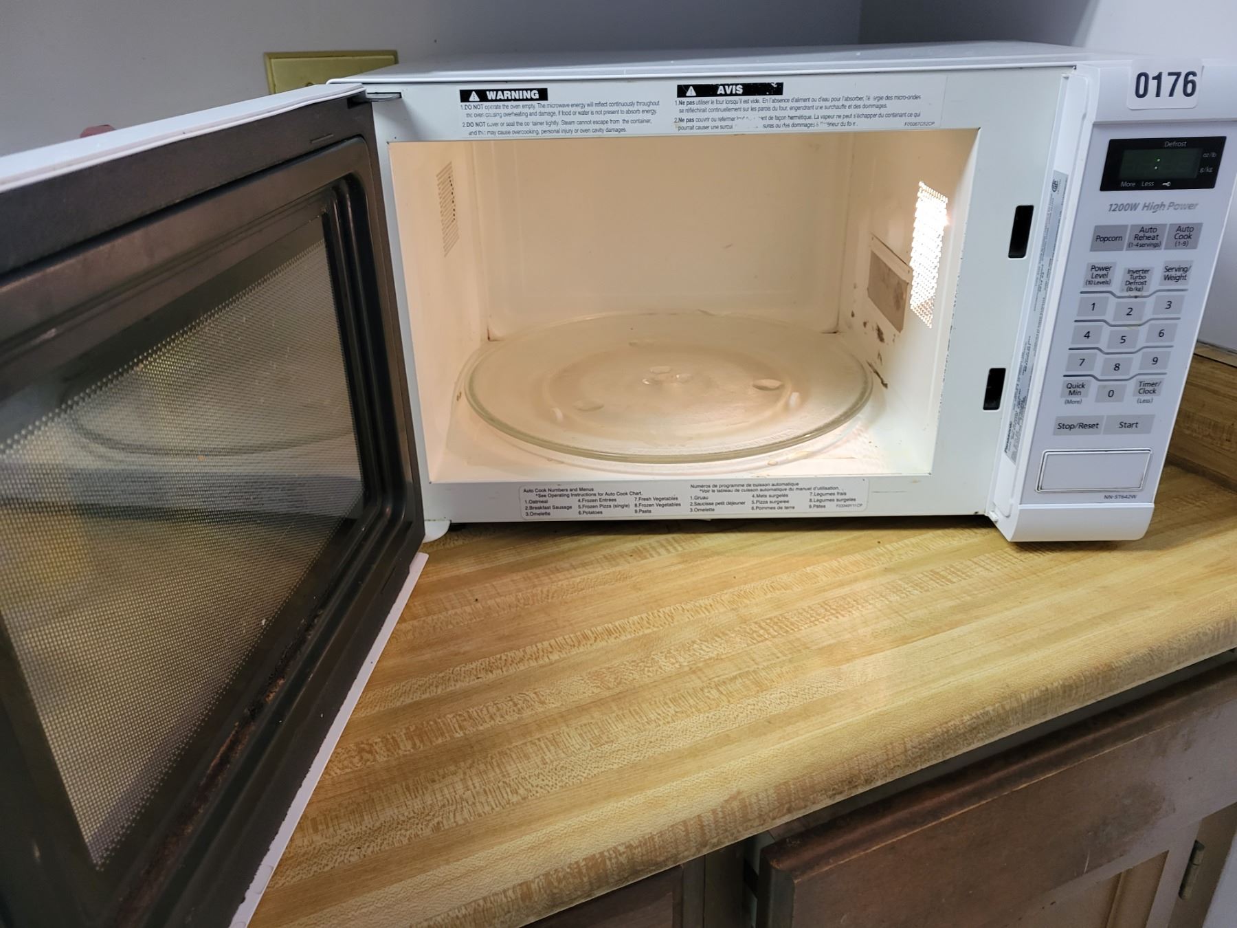 Panasonic Inverter Microwave 1200W