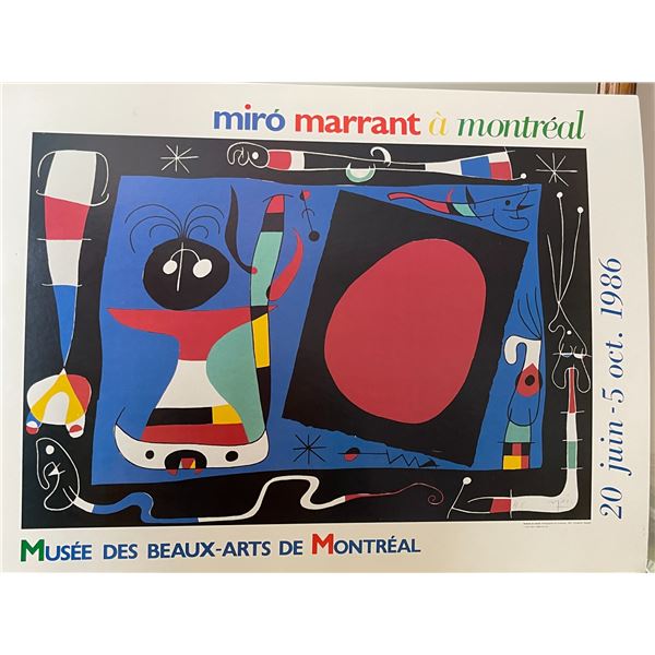 Miro Marram & a Montreal Posters 34 x 25 & 28 x 37
