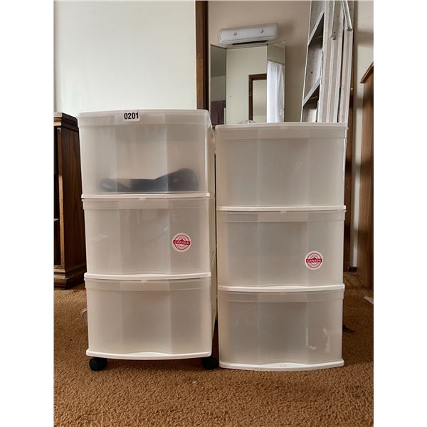 Plastic Drawers on Wheels