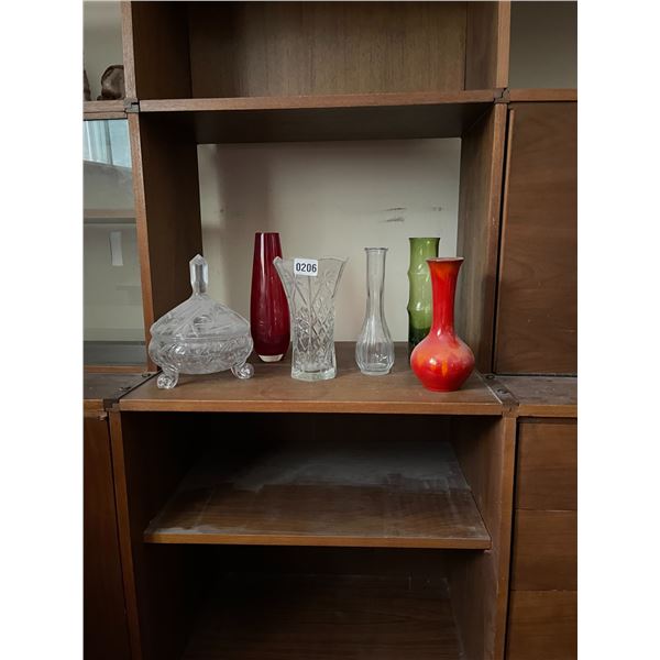 Vases & Crystal Bowl