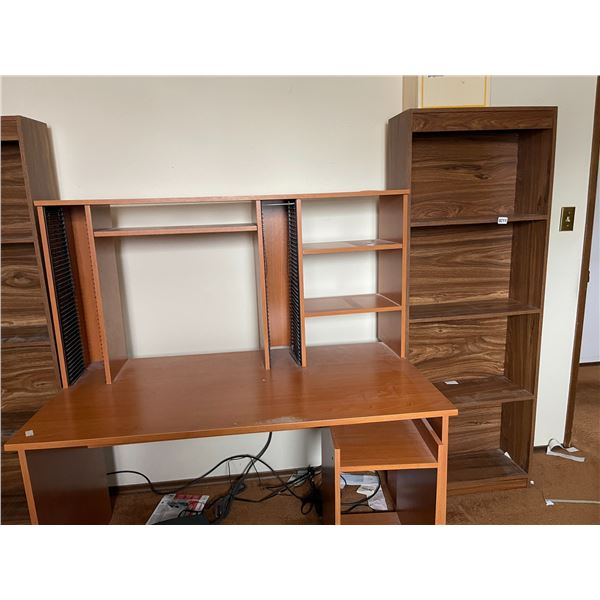 Bookshelves & Computer Desk