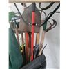 Image 4 : Various Gardening Tools & Large Garbage Can