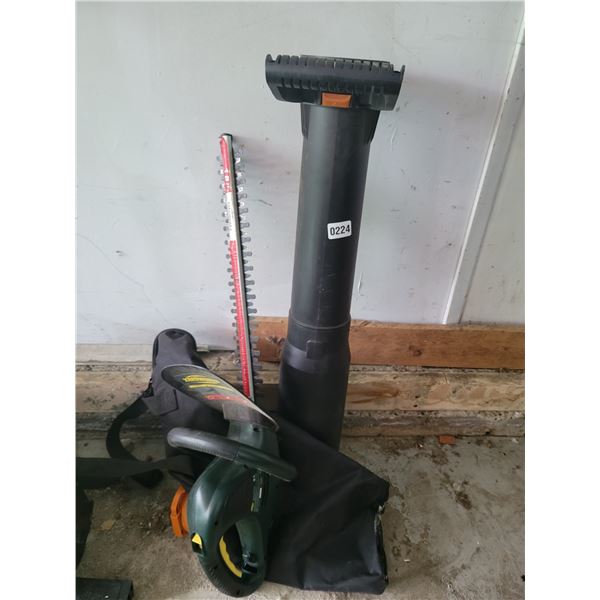Leaf Blower Attachments *No Leaf Blower* - Yard Works Hedge Trimmer *No Battery*