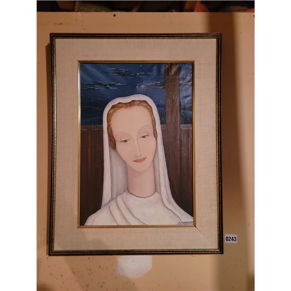 Oil Painting on Canvas by Bennett 20.5 x 26.5