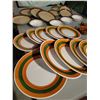 Image 3 : 5 Large Plates - 5 Small Plates - 4 Bowls, Saucers & Small Plates - 6 Tiny Bowls with Handles