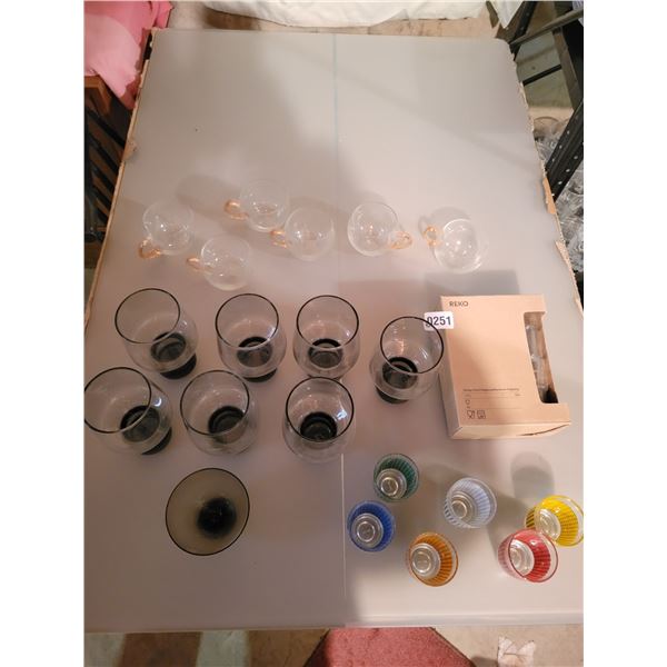 24 Assorted Bar Glasses Beck Auctions Inc.