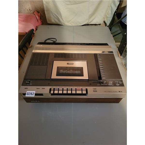 Sony Betamax Multi Channel 2 Week Programmer, Video Cassette Recorder (Excellent Condition)